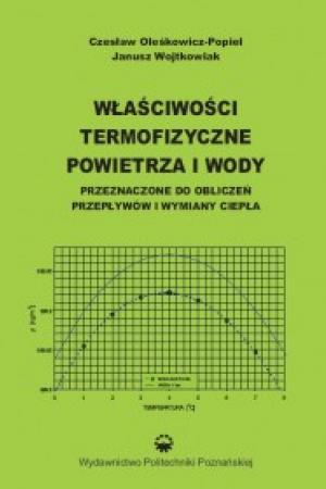 Właściwości termofizyczne powietrza i wody przeznaczone do obliczeń przepływów i wymiany ciepła